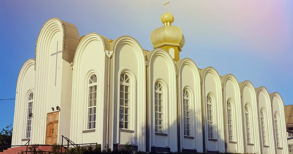 Церква ЄХБ м. Тальне - Фасад будівлі